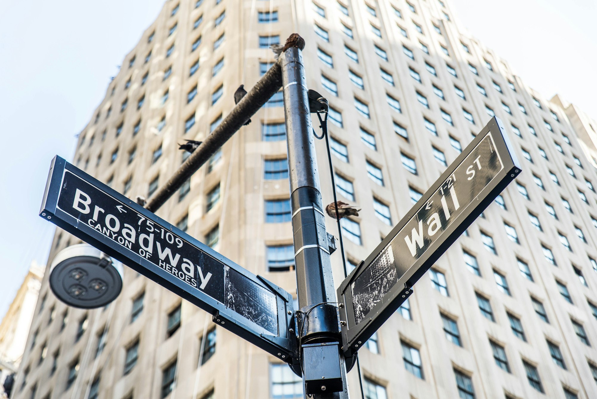 Wall Street sign